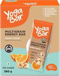 Yoga Bar Multigrain Variety Energy Bar - Chocolate, Vanilla Almonds, Cashew Orange & Nuts & Seeds, 38 G (Pack Of 10)