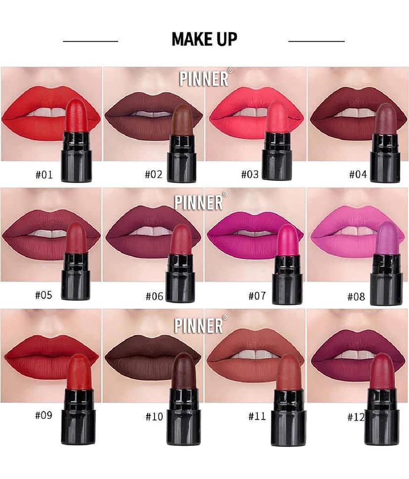 Play Run Minis Pout Party Matte Lipstick Highly Pigmented Mini Lipsticks (Set of 12 ) view 2