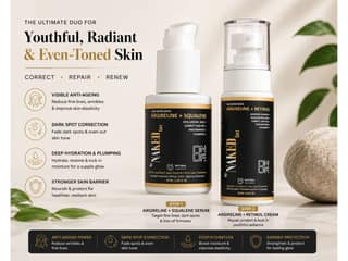 By NAKED fact Wrinkle Repair Duo (Collagen ++ Retinol Cream- 50 GM + Collagen ++ Anti Ageing Serum- 50 GM)