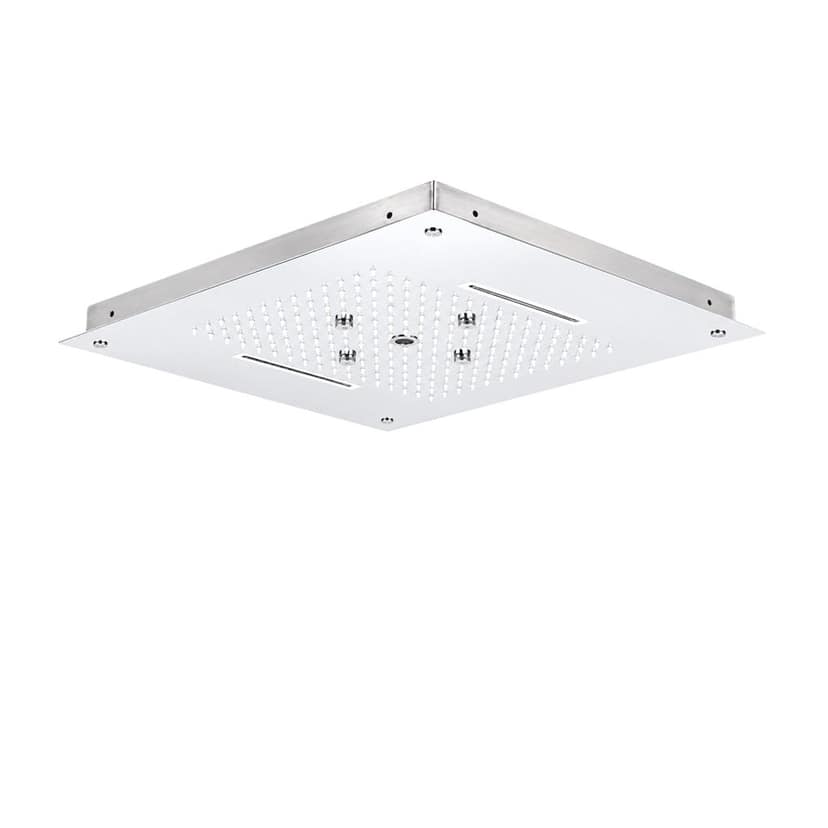 304 Stainless Steel Ceiling Overhead Shower With LED (22 x 20 Inch)