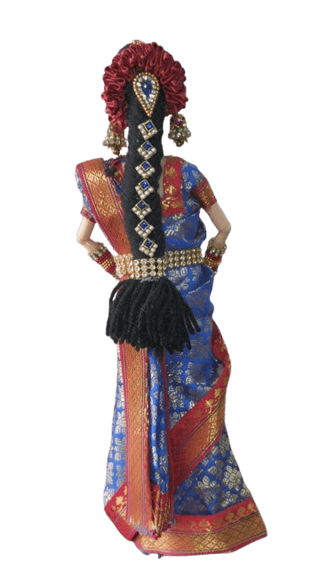 Traditional Indian Decorative Saree Doll view 2
