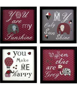 Indianara Kids Décor Synthetic Painting With Frame
