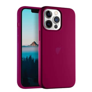 LIRAMARK Liquid Silicone Soft Back Cover Case for Apple iPhone 13 Pro Max (6.7 Inch)