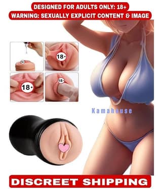 MIA KHALIFA MALE POCKET PUSSY MASTURBATOR CUP WITH FREE LUBE POCKET PUSSY BY CRAZYNYT