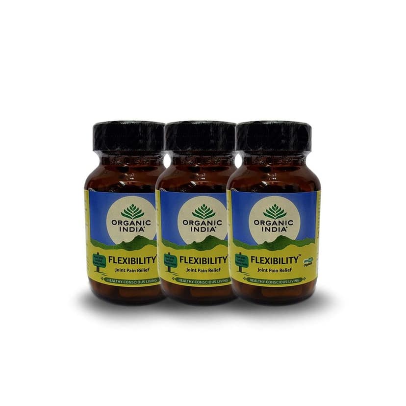 ORGANIC INDIA Flexibility 60 Veg Capsules (Pack of 3)