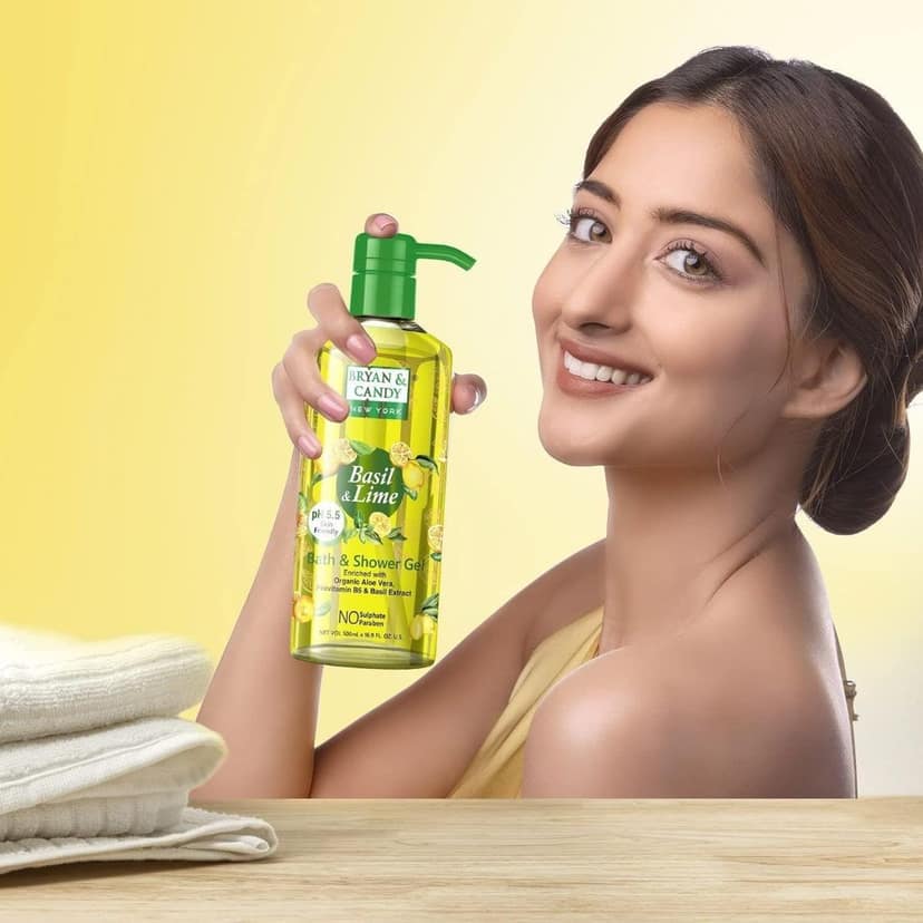 Bryan & Candy Basil & Lime Bath Shower Gel 500 Ml view 2