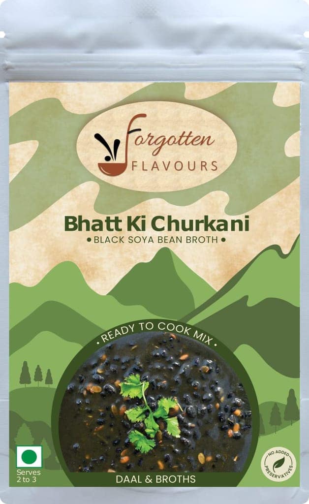 Forgotten Flavours Bhatt ki Churkani ( Black Soyabean Dal) Mix | Instant Dal Mix | Ready to Cook Dal| Fresh Ingrediant & Spices| No Artificial Preservatives or Color
