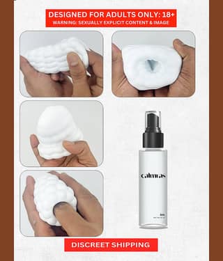 Transparent Mini Masturbator Cup with Big Lube- Best Male Masturbator toy For Beginners | Silicone Made Calmras Tac Male Masturbator
