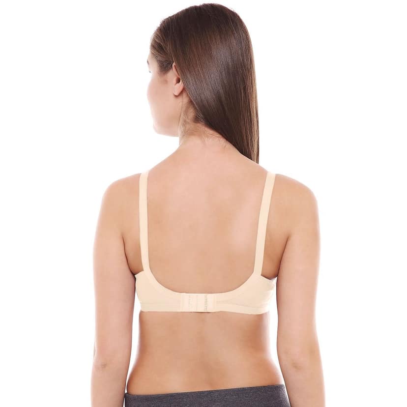 Bodycare Women Poly Cotton Full Coverage Non Padded Regular Bra 5524-Skin view 3