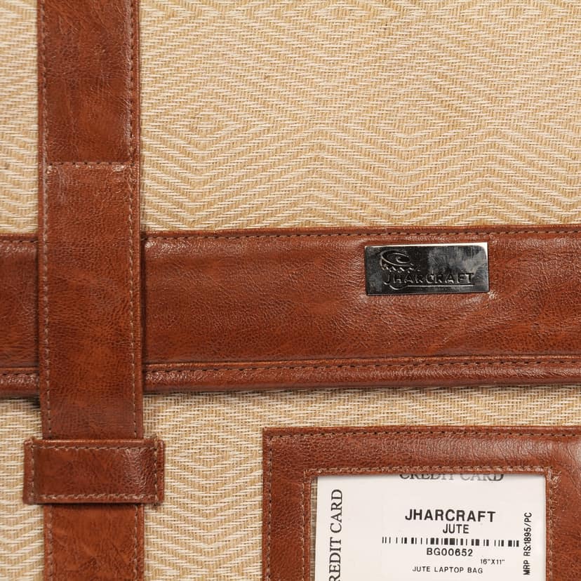 Jharcraft Jute Laptop Bag(BG00652) view 4