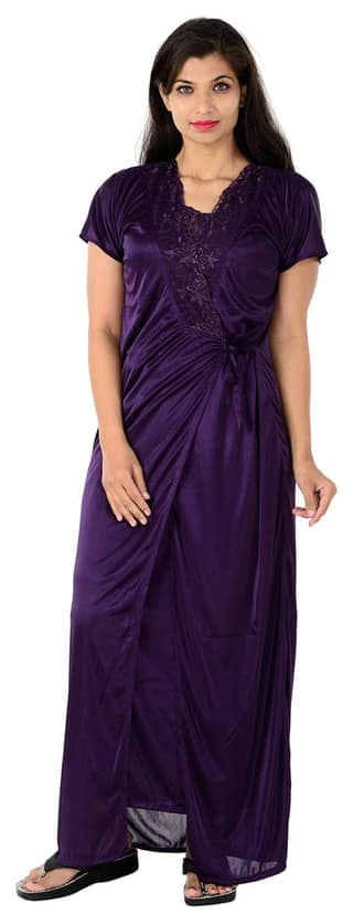 VALENCIA SLEEPWEAR Women's Night Gown with Robe
