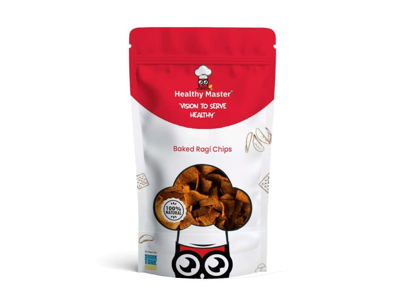 Healthy Master Ragi Chips - Baked and Nutritious - 500 Gram