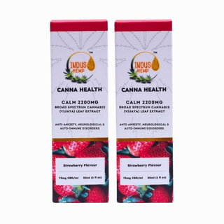 INDUS HEMP CANNA HEALTH CBD CALM 2200 MG | COMBO OF 2