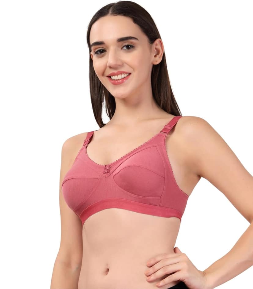 ADORNSTAR Women's Cotton Non-Padded Full Coverage Bra view 5