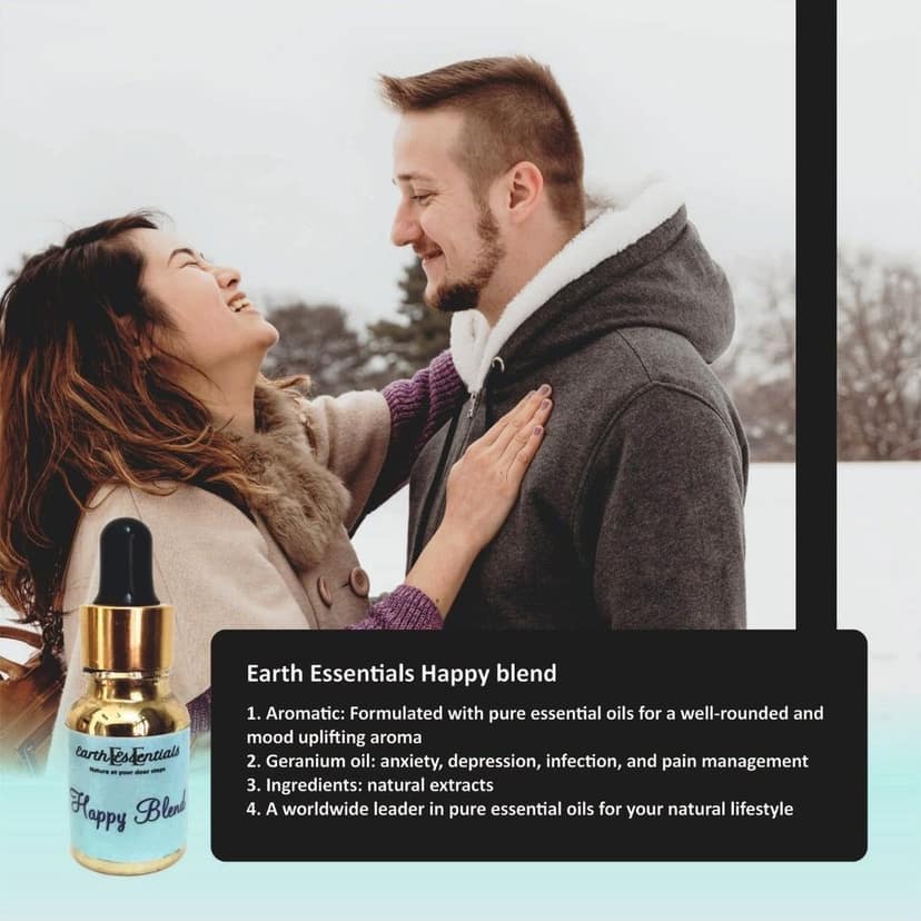 Essential oil blends for uplifting mood Happy blend 15 ml view 4