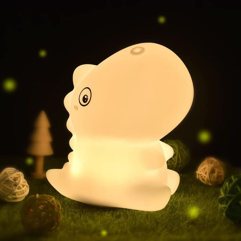 GLOWSERIE Cute Cartoon Night Light with Warm Glow for Relaxing Sleep