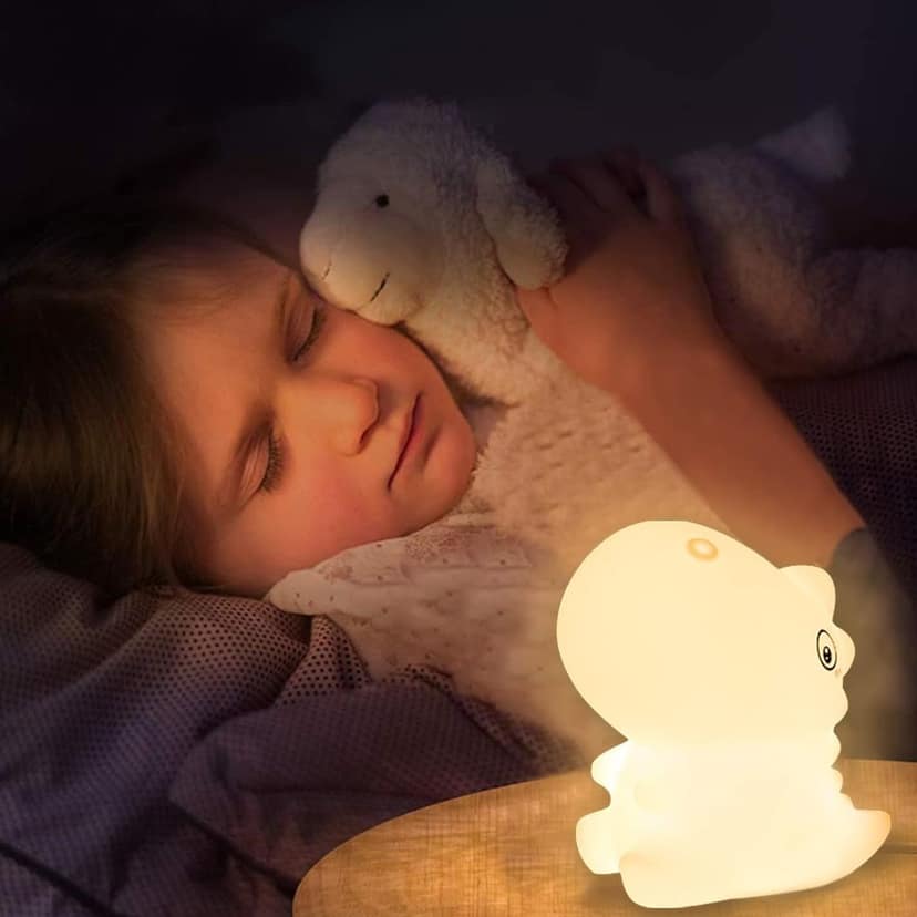 GLOWSERIE Cute Cartoon Night Light with Warm Glow for Relaxing Sleep view 2