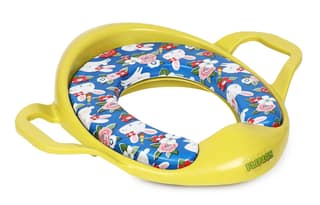 FLIPZON Premium Baby Cushioned Potty Seat, Toilet Seat with Handle for kids (Banana Yellow)
