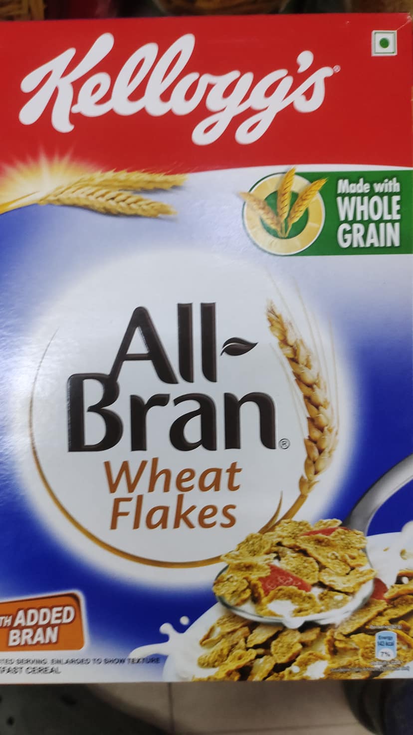Kelloggs all bran wheat flakes