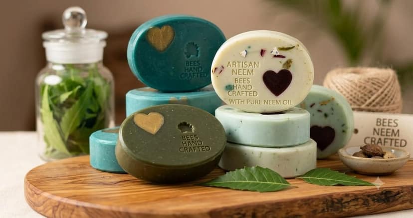 Organic luxury bath soaps view 2