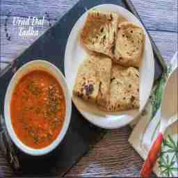 Urad dhuli dal + 4 tawa roti