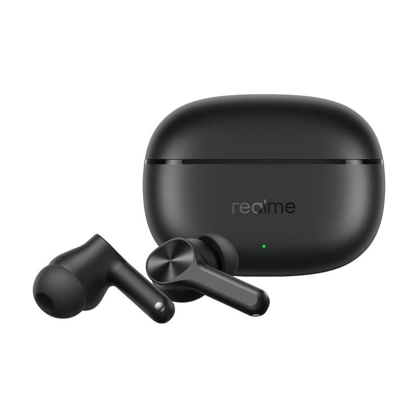 realme Buds T200x True Wireless Earbuds with 12.4mm Dynamic Bass Drivers, 25 dB ANC, Quad Mic, 45ms Latency, Upto 48 Hrs Playback, Fast Charge, IP55 Rated, BT 5.4 (Pure Black) view 4