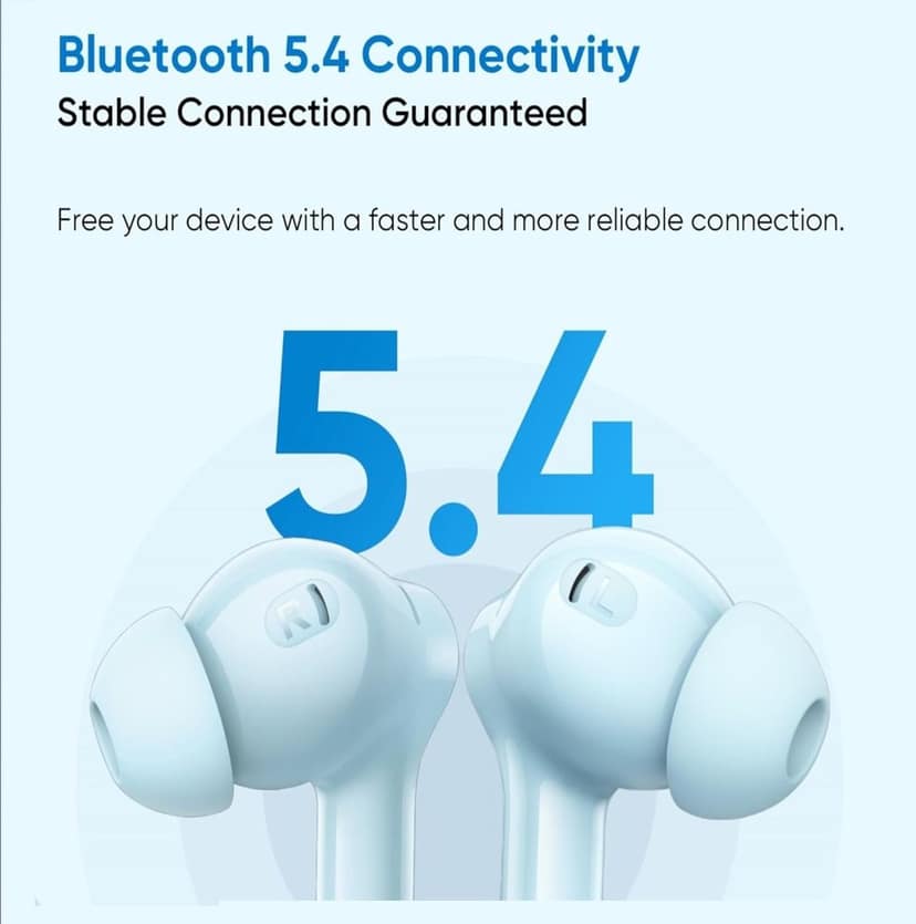 realme Buds T200x True Wireless Earbuds with 12.4mm Dynamic Bass Drivers, 25 dB ANC, Quad Mic, 45ms Latency, Upto 48 Hrs Playback, Fast Charge, IP55 Rated, BT 5.4 (Pure Black) view 9