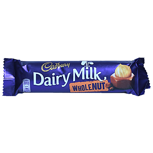 Cadbury Dairy Milk - Whole Nut, Imported, Rich Classic Taste, 45 g