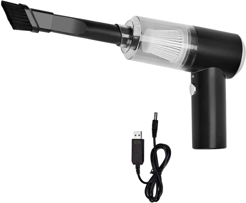 Portable Handheld Vacuum Cleaner | Mini Cordless USB Rechargeable Vacuum Cleaner for Car, Home & Office view 2
