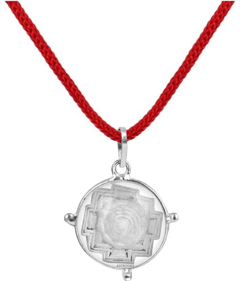 Astrodidi Crystal Shree Yantra Sphatik Yantra Pendant Crystal Stone