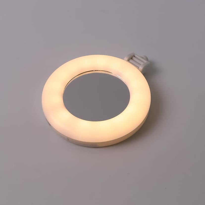 Rechargeable LED Selfie Ring Light for Mobile and Makeup Use (1 Pc) view 4