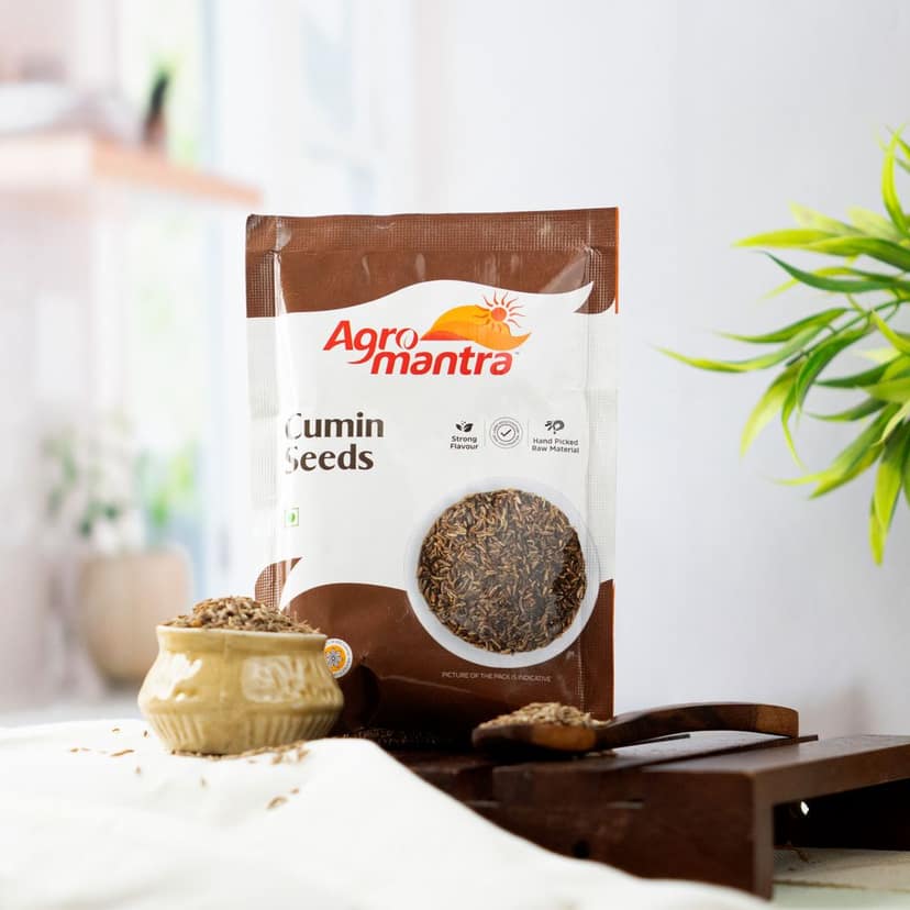 Agro Mantra Cumin Seeds 100g | Rich & Aromatic Flavor | Sourced from Gujarat | Perfect for Curries, Rice Pilafs, Dals & Spice Blends | Fresh & Preservative-Free view 5