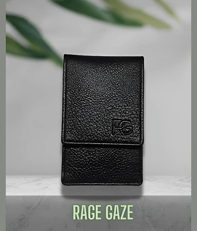 RAGE GAZE PU Leather Card Holder ( Pack of 1 )