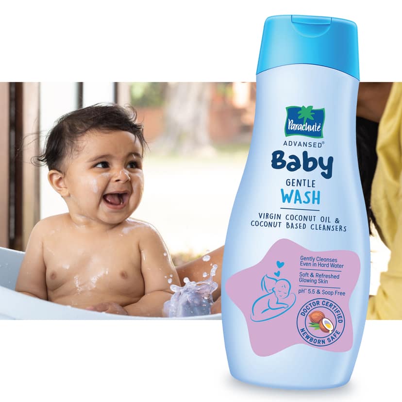 Parachute Advansed Baby Gentle Wash For New Born Enriched With Virgin Coconut Oil view 2