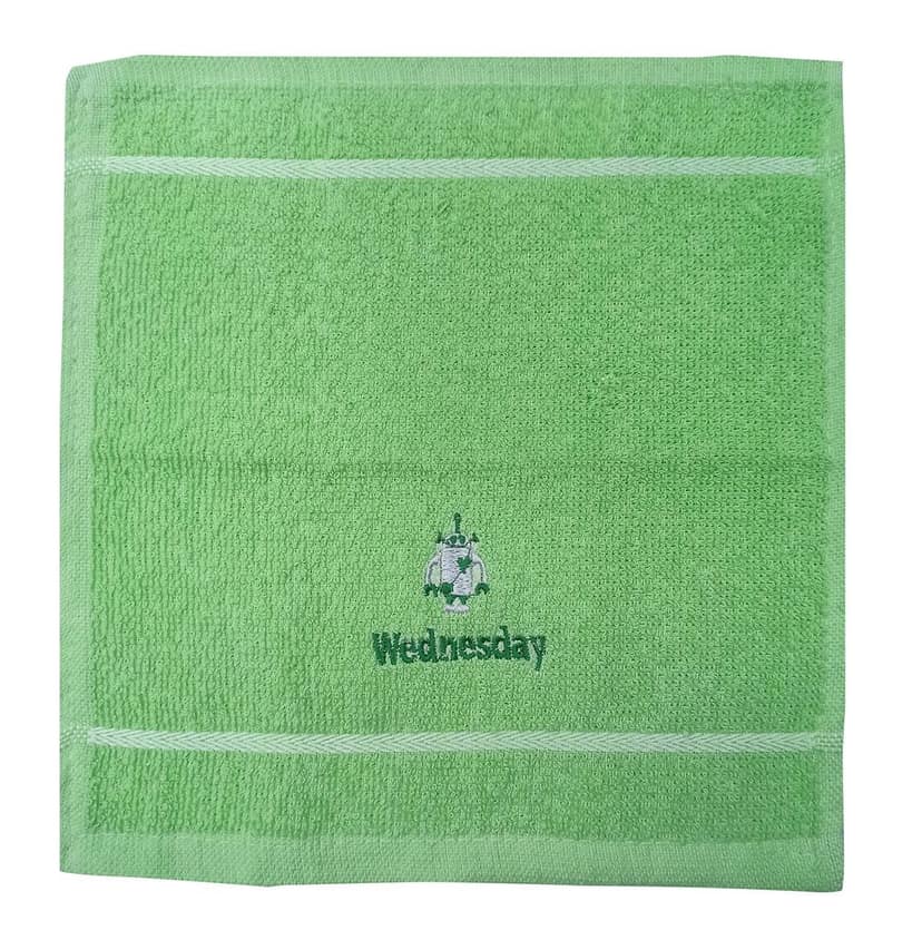 Mandhania Pure Cotton Monday to Sunday Pack of 7 Face Towels, Pack of 4 view 7