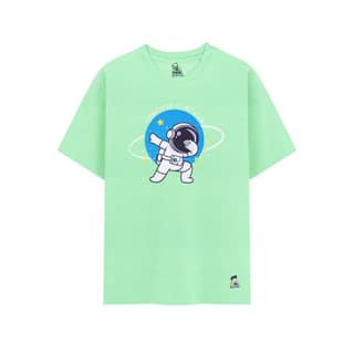 KUCHU Kids’ Unisex T-Shirt “Orbiting” Digital Print | Soft Cotton-Modal Blend | Breathable, Lightweight & Durable Casual Wear for Boys & Girls | Ideal for Everyday Comfort