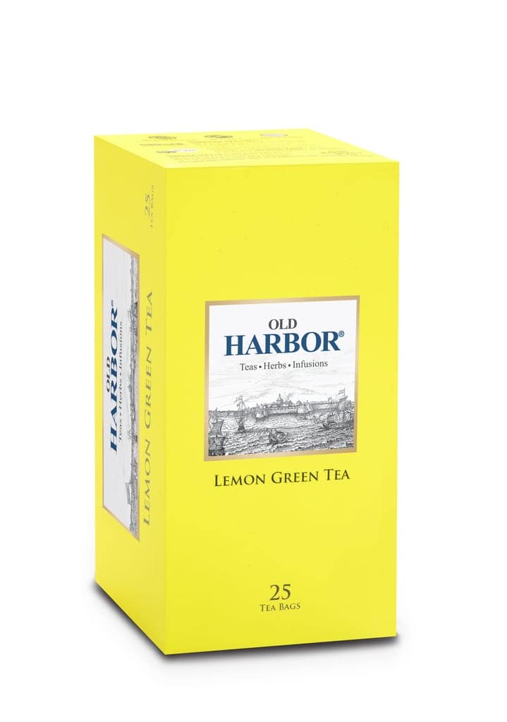 Old Harbor Lemon Green Tea 25 Tea Bags view 4