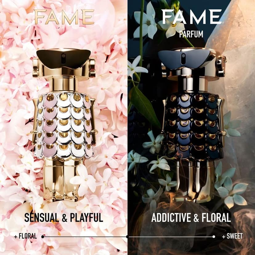 Paco Rabanne Fame Eau De Parfum for Women – 80ml | Long-lasting Floral Fragrance view 3