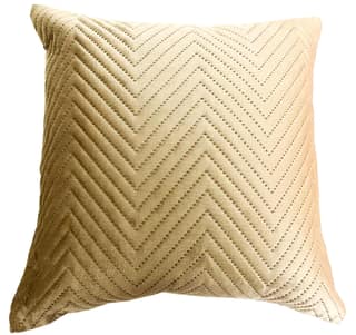 Omkar by 3 Inc. Set of 5 Decorative Hand Quilted Velvet Throw/Pillow Cushion Cover for Living Bedroom Sofa (Brown 16x16 Inch- 40x40 Cms)