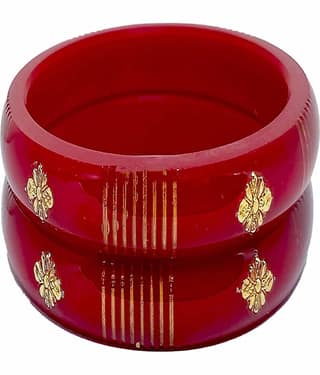Bovzen Red Bangle ( Pack of 2 )