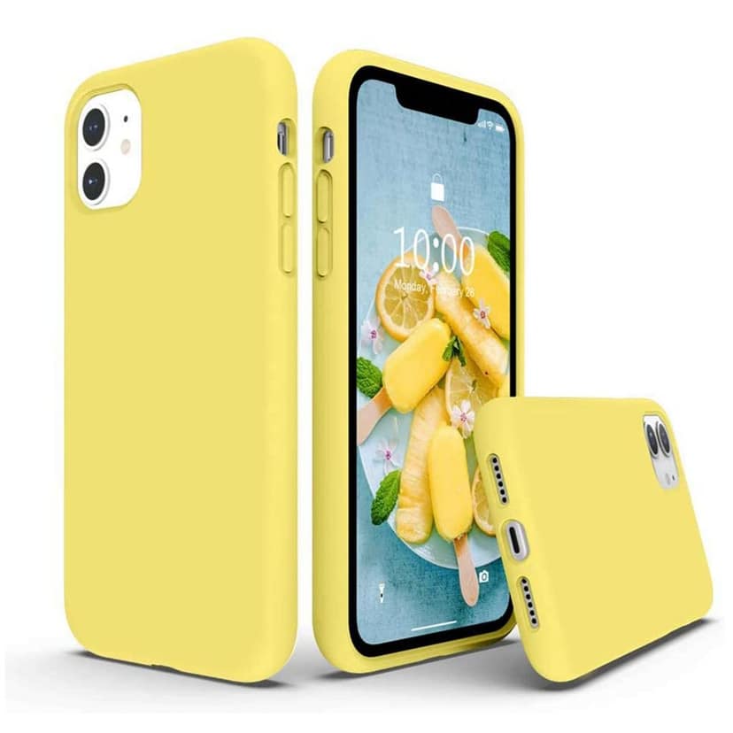 LIRAMARK Liquid Silicone Soft Back Cover Case for Apple iPhone 11