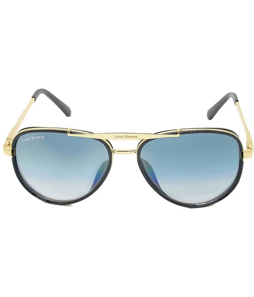 LOUIS KOUROS Gold Pilot Sunglasses ( Pack of 1 ) view 2