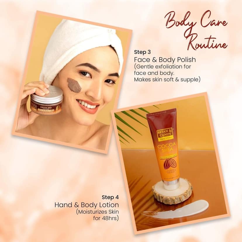 Bryan & Candy Cocoa Shea Tub Kit Gift Set For Women And Men view 5