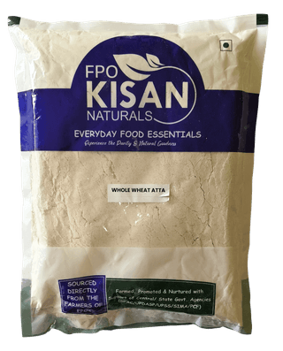 FPO Kisan Naturals Whole Wheat Atta - 1kg