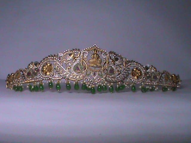 Exquisite Indian Gold and Pearl Waist Belt view 4