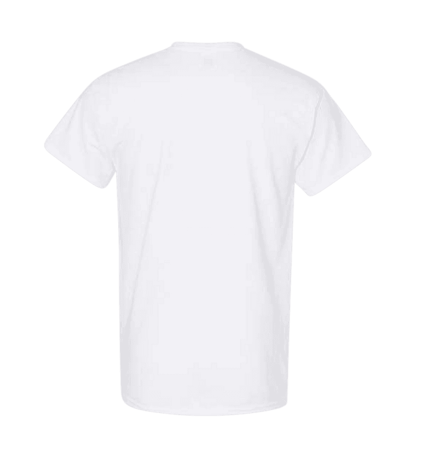Man oversized White cotton tshirt view 2