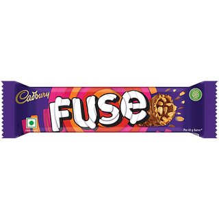 Cadbury Fuse Peanut & Caramel Filled Chocolate Bar, 43 g