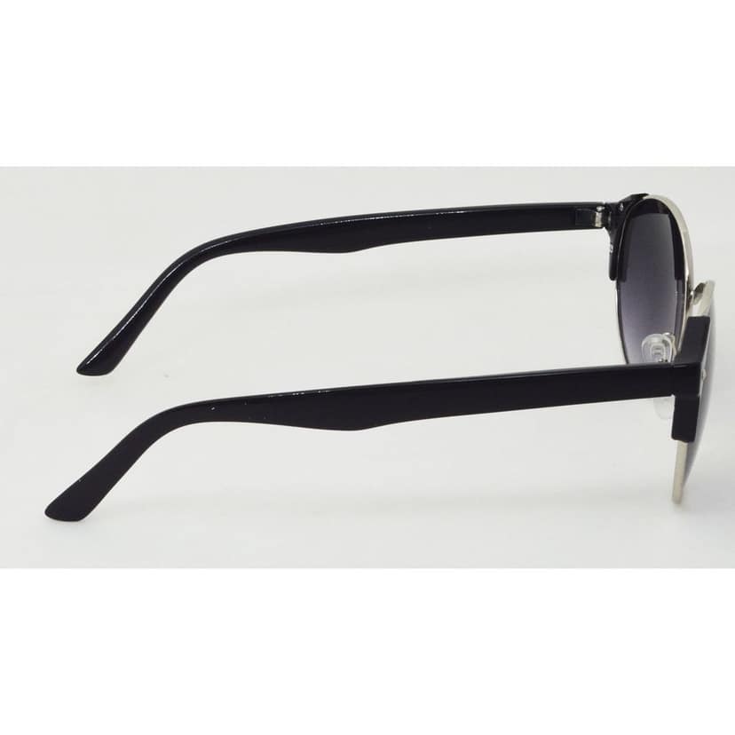 Hrinkar Grey Round Stylish Goggles Silver Frame Sunglasses for Men & Women - HRS300 view 3