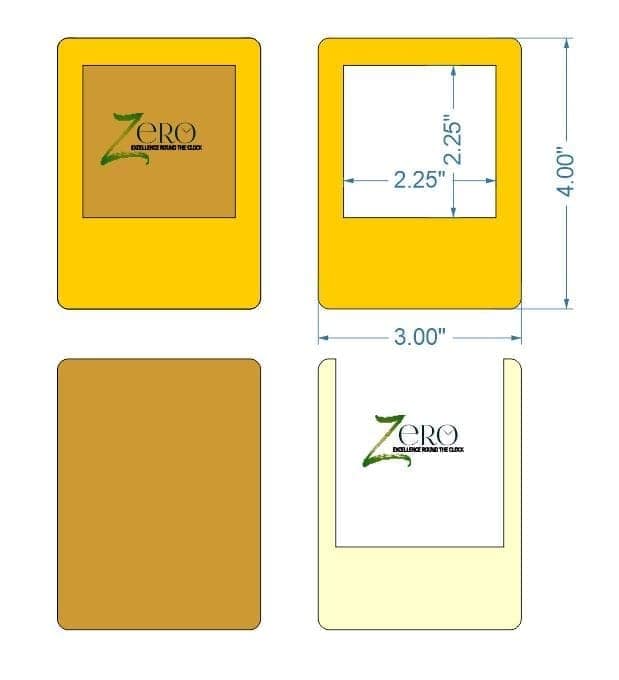 Brand Zero MDF Photo Frame Design 4 - 3 Inches By 4 Inches view 3