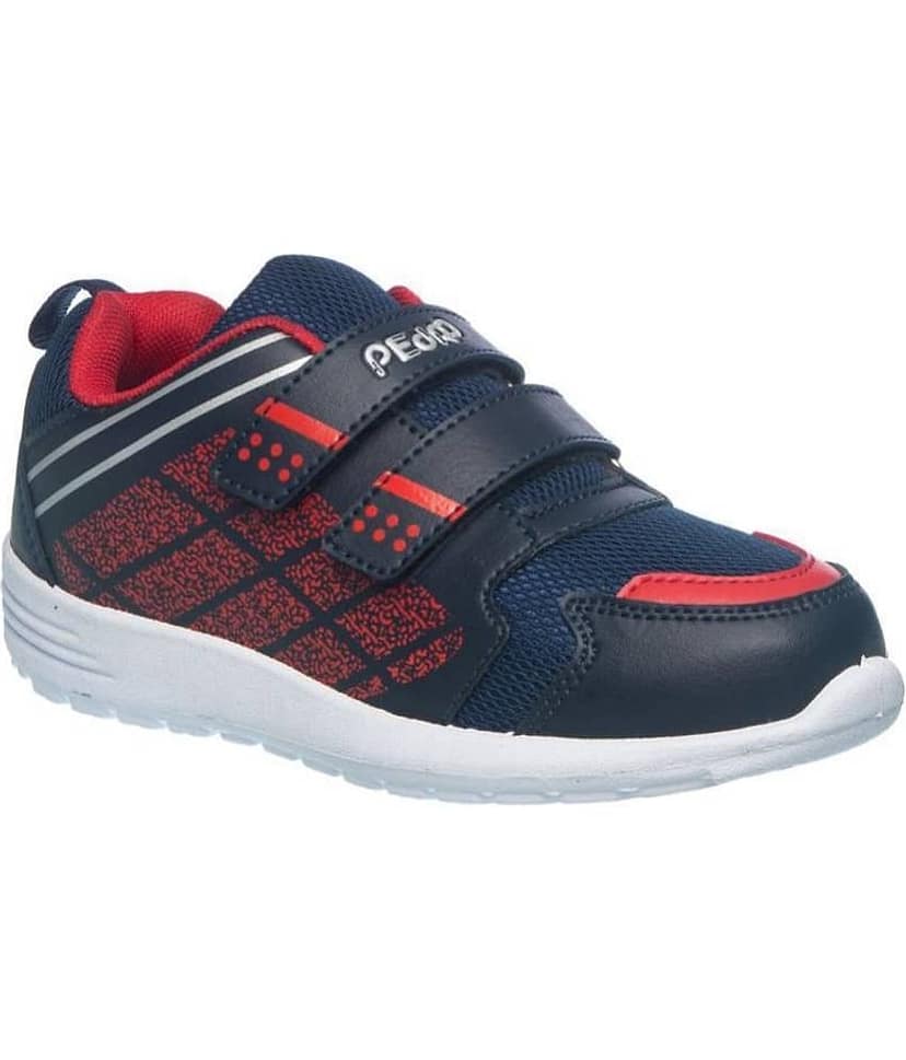 Khadim's Pedro Boys Navy Strap-On Sneakers